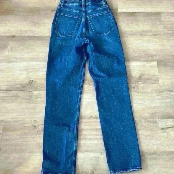 Abercrombie & Fitch Curve Love Ultra High Rise 90s Straight sz 26/2L (as is) - Picture 10 of 16
